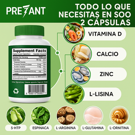 PRETANT – Suplemento Natural de Apoyo al Crecimiento y Fuerza Ósea