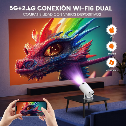 Mini Consola Retro + Proyector Smart 4K