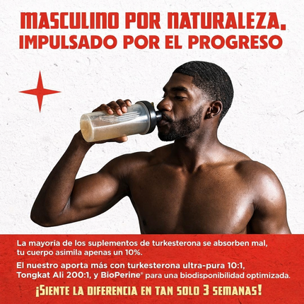Turkesterone + Tongkat Ali – Fuerza, Rendimiento y Recuperación Natural