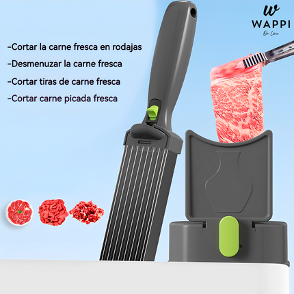 🔪Cortadora de Carne Multifuncional Inoxidable - Precisión y Seguridad en Cada Corte