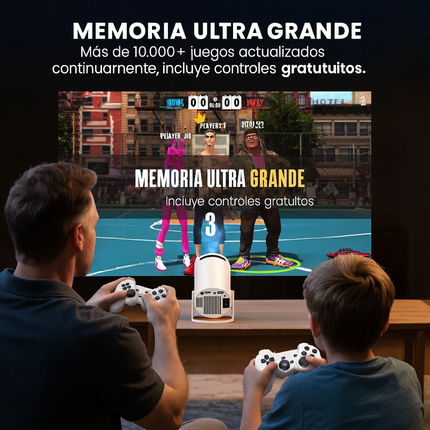 Mini Consola Retro + Proyector Smart 4K