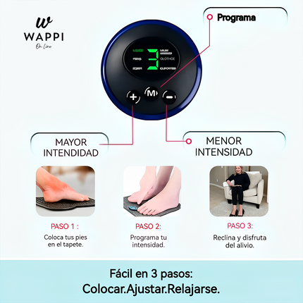 👣 Masajeador de Pies Eléctrico EMS | Relajación, Circulación y Alivio en Casa 🦶🌿