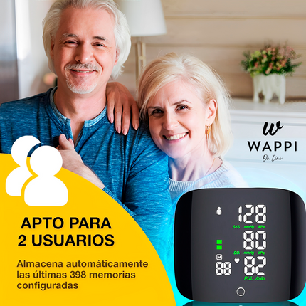 🩺Tensiómetro Digital de Muñeca Recargable - Ligero, compacto y siempre listo para acompañarte 💓🧳
