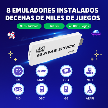 Consola Retro M15 con 40.000 Juegos – Plug & Play - Revive los mejores clásicos de tu infancia en segundos.