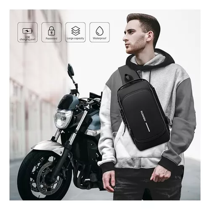🎒Bolso Mochila Antirrobo con Carga USB y Bloqueo de Seguridad