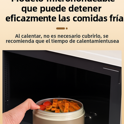 Lonchera Térmica 2 en 1 | Tu comida caliente donde vayas 🔥Incluye 2 recipientes de tapa hermética + bolsa térmica portátil