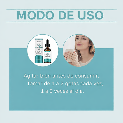 EchoFree Drops  – Soporte Natural para el Bienestar Auditivo