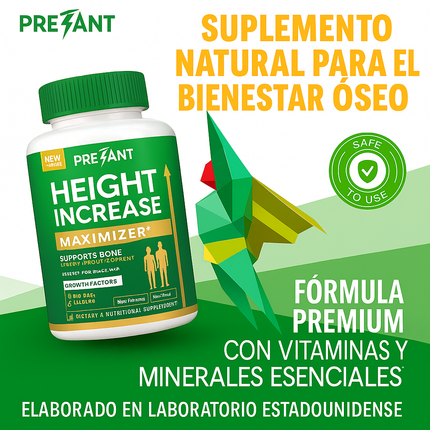 PRETANT – Suplemento Natural de Apoyo al Crecimiento y Fuerza Ósea