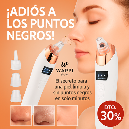 Limpiador de Puntos Negros Recargable USB– Piel Limpia, Suave y Sin Marcas Desde Casa