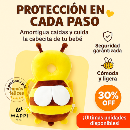 🐝Mochila Protectora Anticaídas para Bebés – Seguridad y Comodidad en sus Primeros Pasos