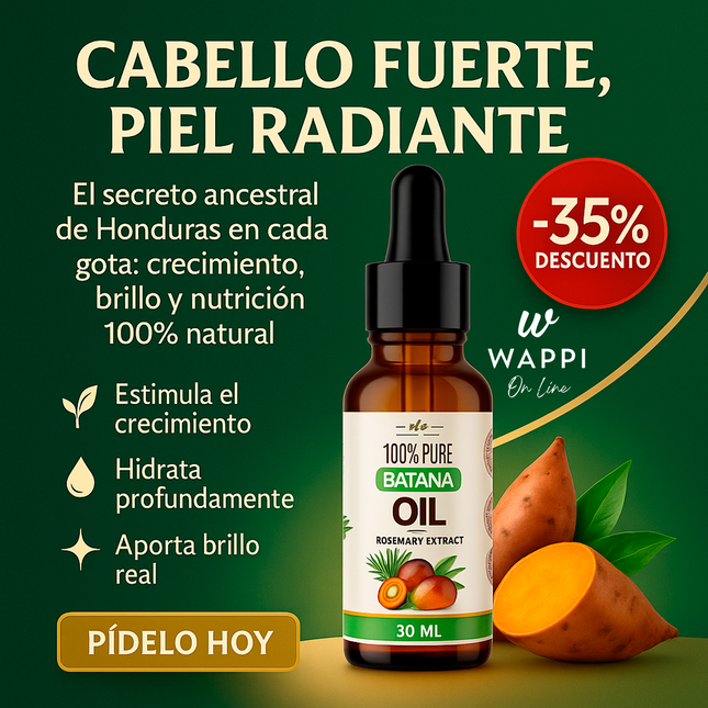 Aceite de Batana 100% Puro – Crecimiento y Brillo Natural en tu Cabello