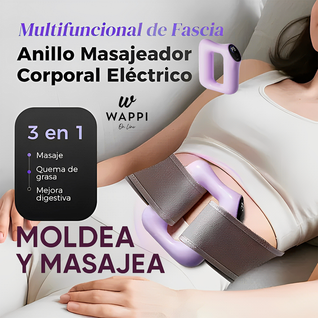 👉Anillo Masajeador Adelgazante Multifuncional – Alivio y Moldeo Corporal desde Casa