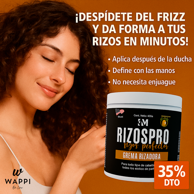 🌀RizosPro con Argán – Rizos Definidos, Suaves y Sin Frizz