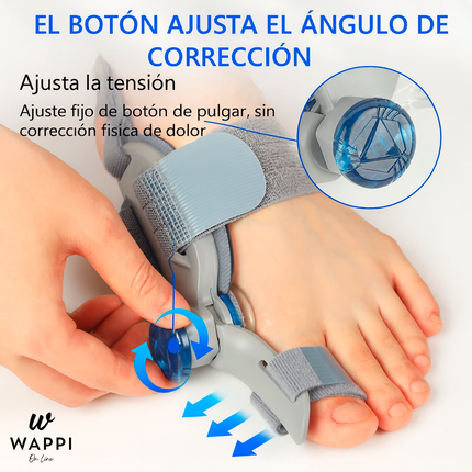 Corrector de Juanetes Ajustable – Alivio y Alineación Natural del Pie