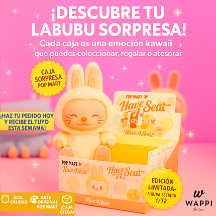 🎁Labubu Sorpresa Have A Seat – Caja Ciega POP MART