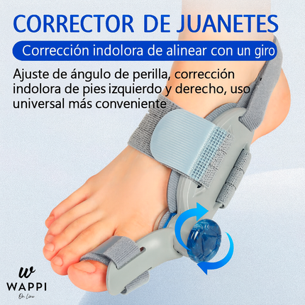 Corrector de Juanetes Ajustable – Alivio y Alineación Natural del Pie