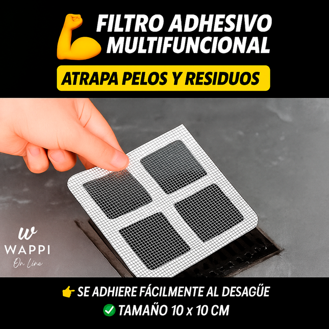 💧Filtro Adhesivo Desechable Multifuncional (Pack 20) - Solución Rápida y Limpia