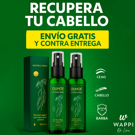Elixir Capilar Ouhoe 100ml Control De Caida Y Crecimiento De Cabello - Recupera y Fortalece
