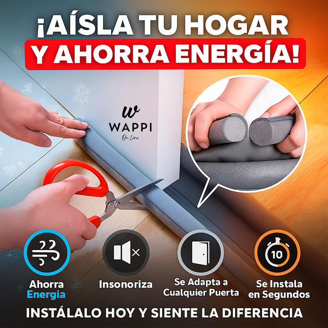 Sellador Aislante para Puertas Y Ventanas – Invierno & Todo el Año