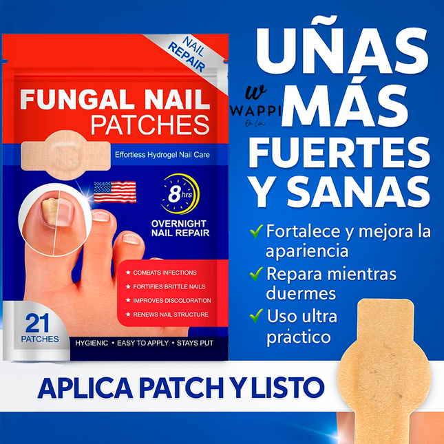 💅Parches Reparadores para Uñas con Hongos (Pack 21)