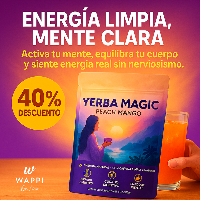 Yerba Magic — Energía Limpia, Mente Clara 🧠