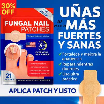 💅Parches Reparadores para Uñas con Hongos (Pack 21)