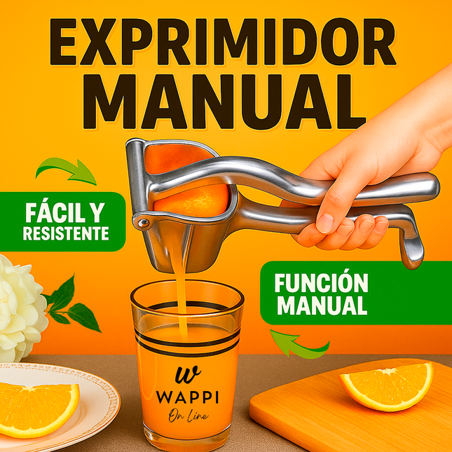 Exprimidor Manual Wappi – Jugos Frescos al Instante