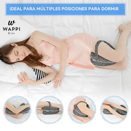 🌙 Almohada Ortopédica para Piernas - Soporte Ergonómico para Dormir Mejor