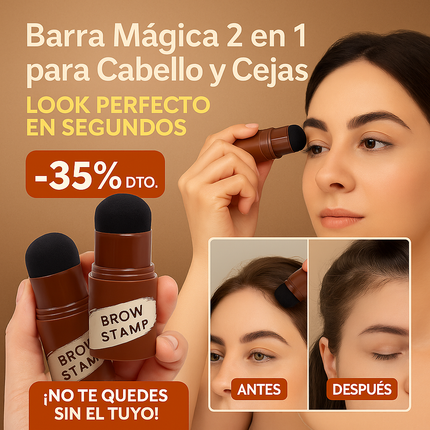 Barra Mágica 2 en 1 para Cabello y Cejas – Look Perfecto en Segundos🩷