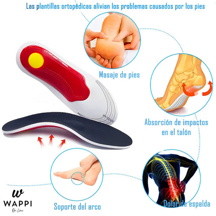 Plantillas Ortopédicas con Soporte de Arco 👣 Camina sin dolor
