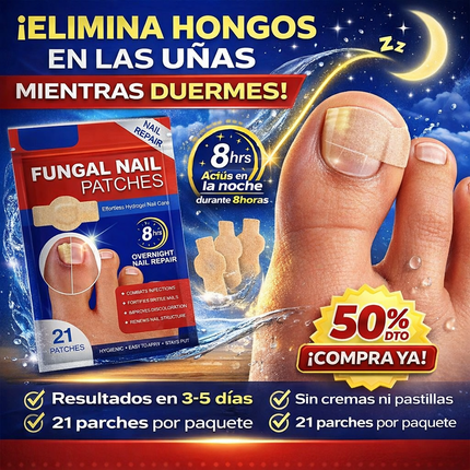 Parches Anti Hongos para Uñas – 21 Pcs, Resultados Reales