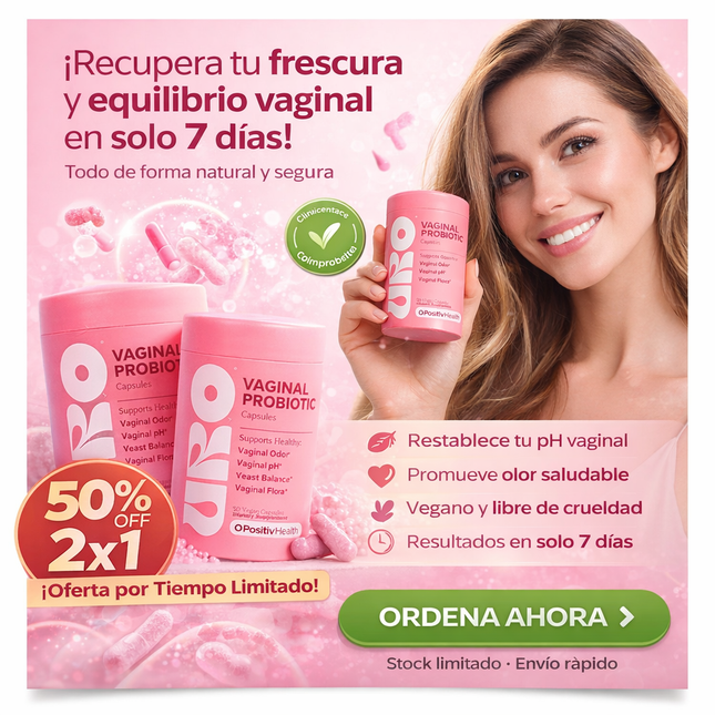 URO Pack 2X1 – Probiótico Vaginal para cuidar tu salud vaginal y digestiva todos los días