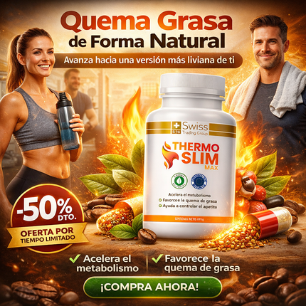 Thermo Slim Max – Termogénico Natural para Apoyar la Quema de Grasa