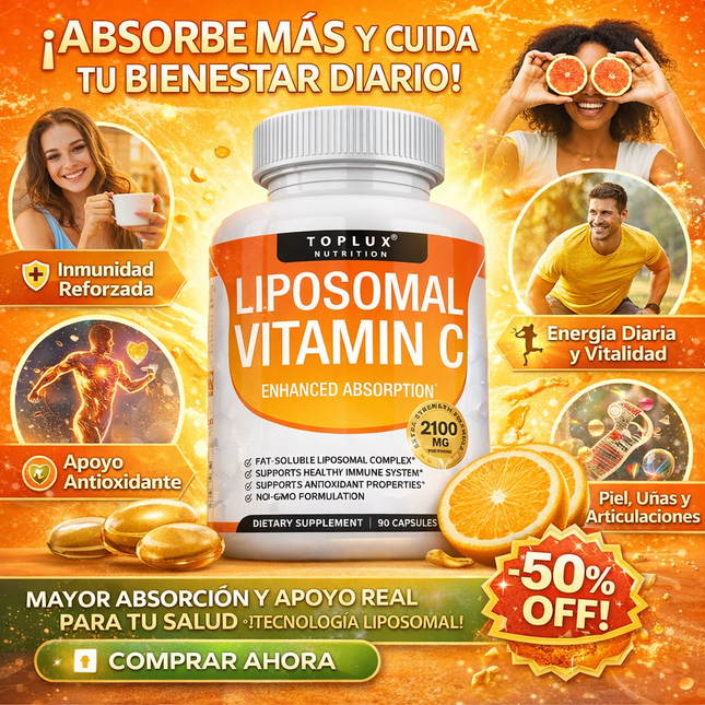 Vitamina C Liposomal 2100 mg – Alta Absorción Diaria