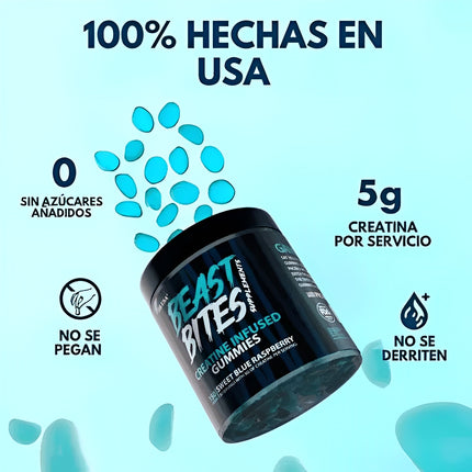 Beast Bites – Gomitas de Creatina 5g