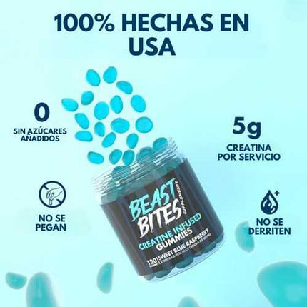 Beast Bites – Gomitas de Creatina 5g