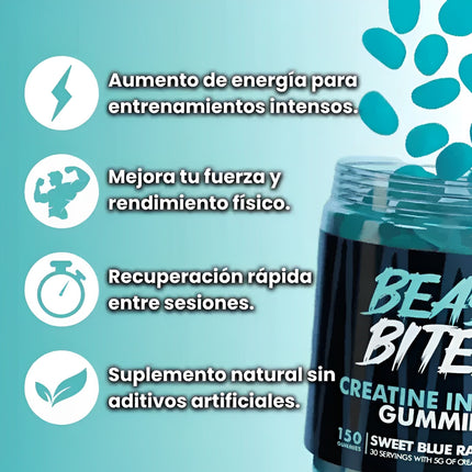 Beast Bites – Gomitas de Creatina 5g