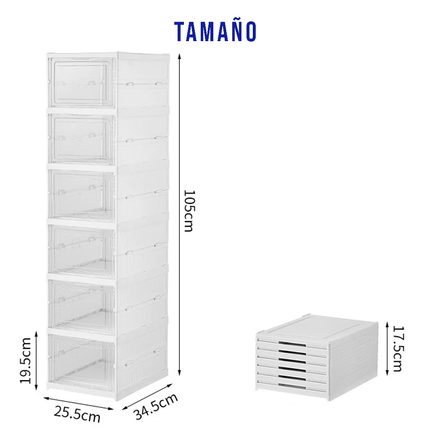 👠Zapatero Vertical Plegable 6 Pares – Ahorra Espacio y Organiza Fácilmente