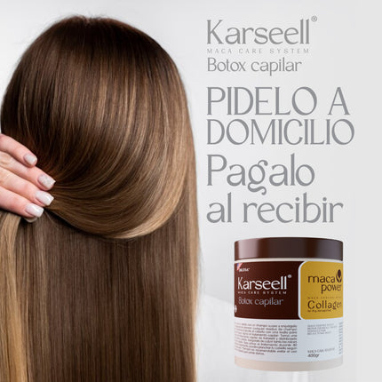 ✨Combo Karseell: Shampoo + Botox + Aceite de Argan - Reparación Profunda y Brillo Profesional