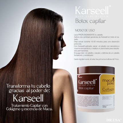✨Combo Karseell: Shampoo + Botox + Aceite de Argan - Reparación Profunda y Brillo Profesional