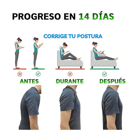 👉 Corrector de Postura Vip Ajustable – Espalda Recta, Vida Saludable