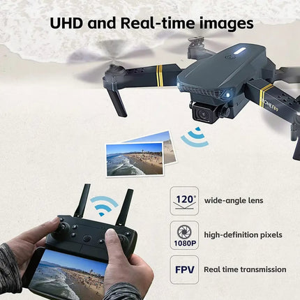 Mini Dron Dual 4K 998 PRO Wifi con Cámara y Control App