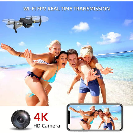 Mini Dron Dual 4K 998 PRO Wifi con Cámara y Control App