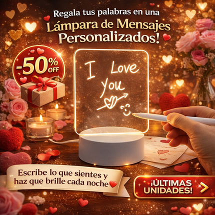 Lámpara LED de Mensajes PersonalizadoS